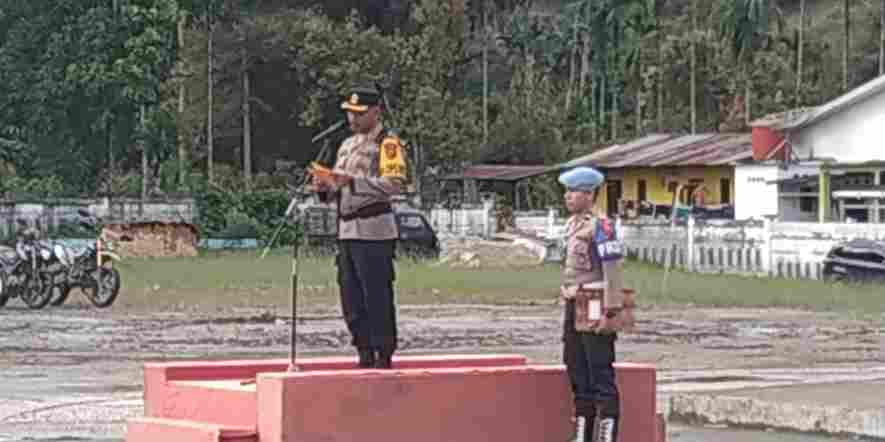 Kapolres Pakpak Bharat Pimpin Apel Serpas Pilkada Serentak 2024