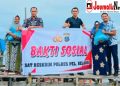 Wujud Kepedulian, Satreskrim Polres Pelabuhan Belawan Laksanakan Bakti Sosial di Perkampungan Nelayan