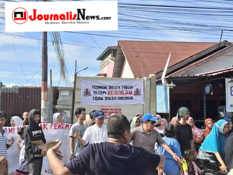 “Tembok Boleh Tinggi Tetapi Keadilan Tidak Boleh Dikubur” Masyarakat Sunggal Minta Walkot Medan Segera Copot Jabatan Camat Dan Lurah 