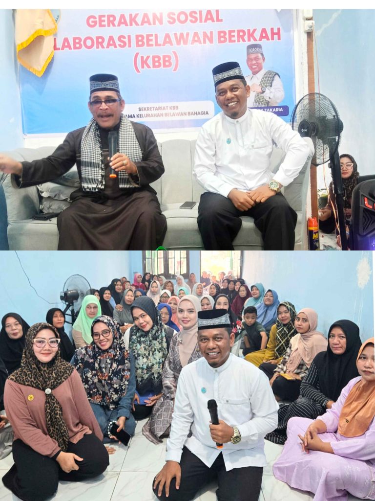 Duet Maut Ustadz Tgk Zakaria Yusuf Dengan Ustadz H.Nurwahabi Mampu “Menghipnotis” Ibu-Ibu di Belawan