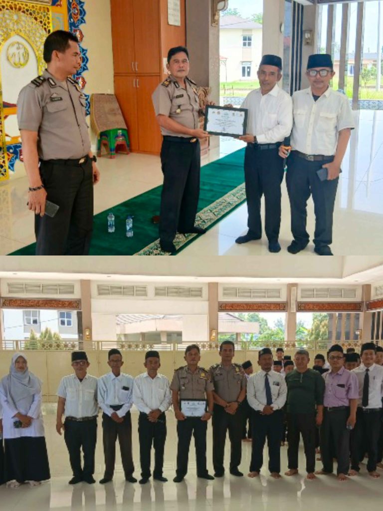 Polisi Peduli Pendidikan, Kasat Bimas Polres Pelabuhan Belawan Edukasi Santri Tentang Bahaya Narkoba Dan Kenakalan Remaja