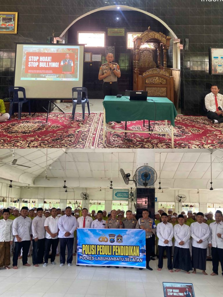 Polres Labusel Berikan Edukasi Literasi Digital Dalam Pencegahan Penyebaran Berita Hoaks